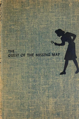 Vintage 1942 Nancy Drew Book The Quest of the Missing Map by Carolyn Keene 
