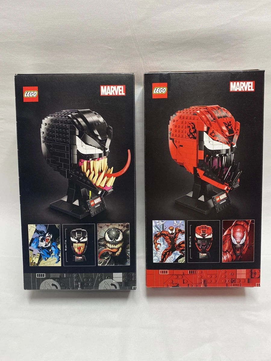 RETIRED Lego #76199 & #76187 Spider-Man Helmets Venom &