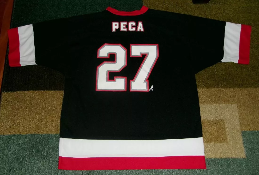 Vintage Buffalo Sabres Michael Peca Jersey. Size XL. Available in
