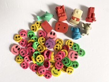 Lot of 65 assorted Erasers