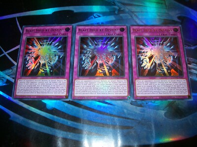 3x Blast Held by Destiny 1st Edition Ultra Rare MAMA-EN031 Yu-Gi-Oh!