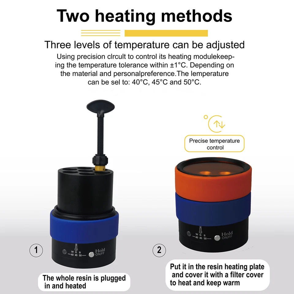 Calentador AR dental material compuesto suavizante calentador ajuste de temperatura 40-50 °C Foto 3 de 4