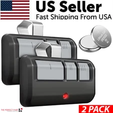 2 For Chamberlain LiftMaster Garage Door Opener Remote 893LM 953EV-P2 Learn