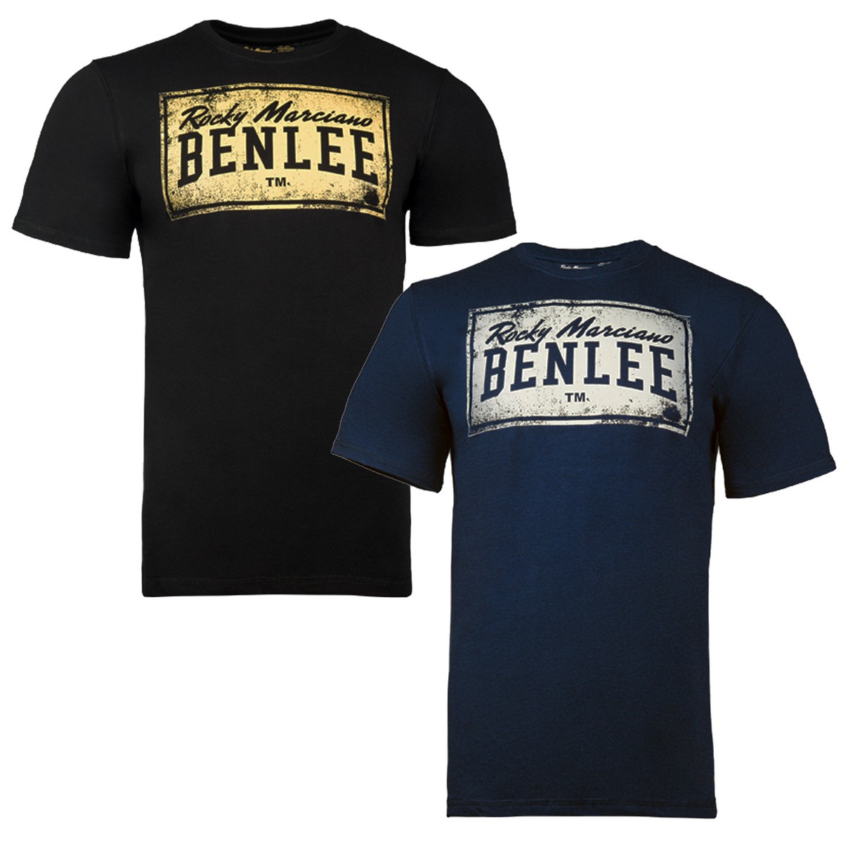 Benlee Rocky Marciano BOXLABEL Boxing T-Shirt Black or Blue Brockton  Regular-Fit