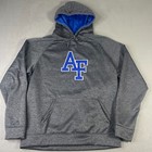 Air Force Falcons Mens Hoodie Large Gray Colosseum Ncaa Pullover Sweatshirt