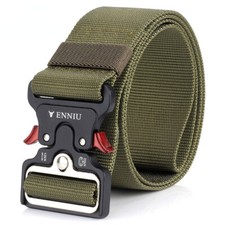 Army Tactical Belt Anti-Rust Zinc Alloy Quick Release Buckle Military Belt