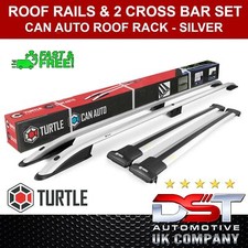 ROOF RAILS & CROSS BARS RACK SET SATIN SILVER FOR 2011-17 VAUXHALL COMBO SWB