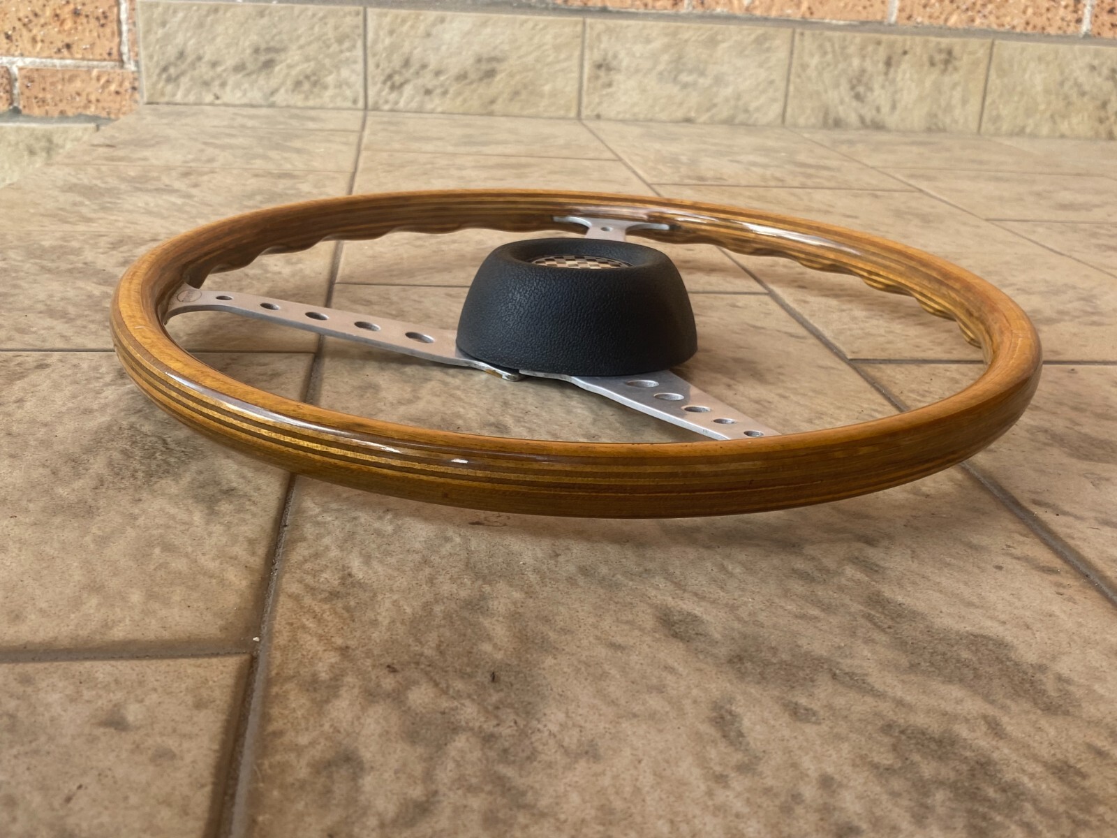 Maxrob steering wheel with NOS boss kit. eBay