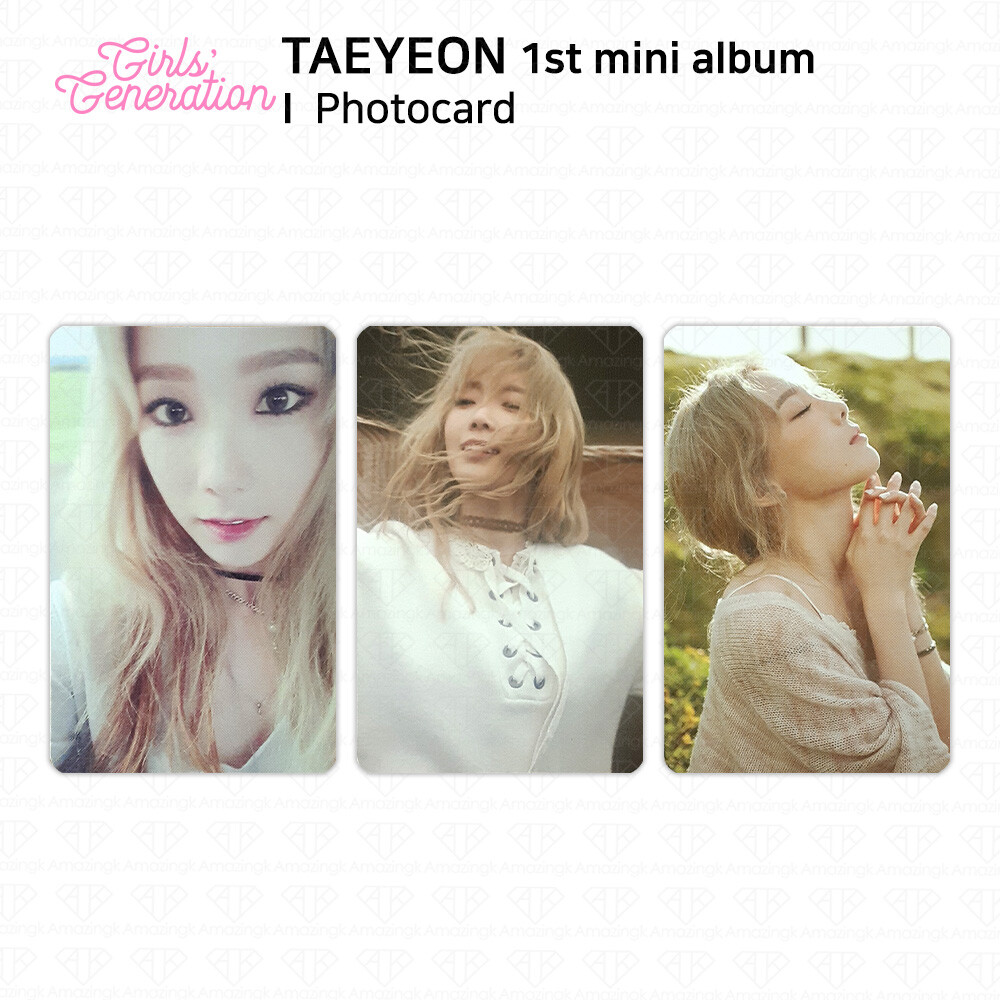 TAEYEON 1ST MINI AMBUM 『I』 SNSD GG Taeyeon 1st Mini Album ' I ' Official Photocard KPOP