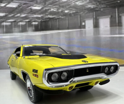 Franklin Mint 1971 Plymouth Road Runner Yellow LE 1:24