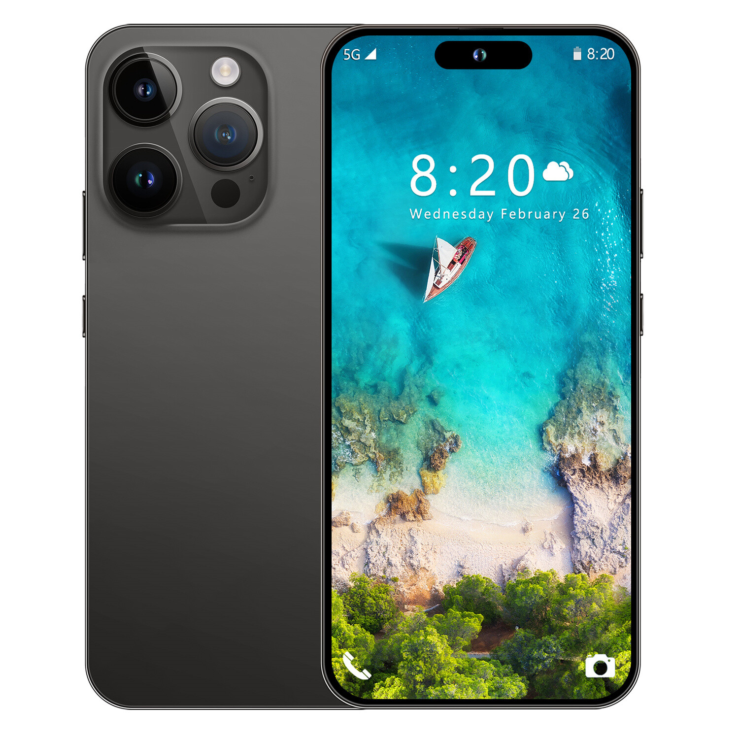 Unlocked Smartphone 13 Pro Max 5G DualSIM 256GB Cell Phone Android 13 5000mAh