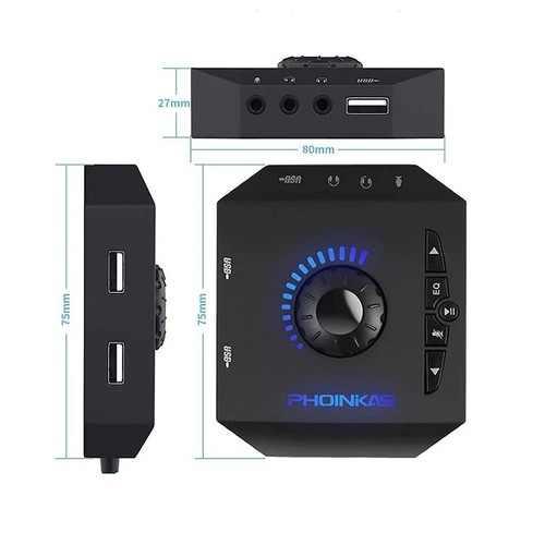 Professional Computer External Sound Card USB Audio Adapter for PC Laptops - 第 5/7 張圖片