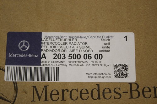 A2035000600 Intercooler New genuine Mercedes-Benz part - Picture 4 of 4