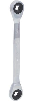 KS TOOLS GEARplus Torx-E-Doppel-Ratschenringschlüssel,E10xE12