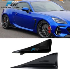 Fits 22-25 Subaru BRZ Toyota GR86 2DR STI Style Side Skirts Spats Mud Guards ABS