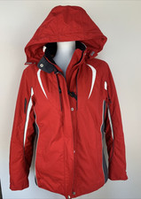 Descente Women's D310 Insulated Ski Jacket Size Us 12-red
