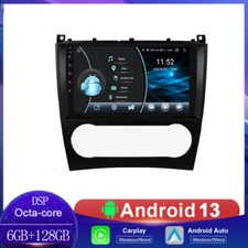 6+128G 9" Android Car Radio GPS For MERCEDES BENZ C/CLK W203 W209 CarPlay Stereo