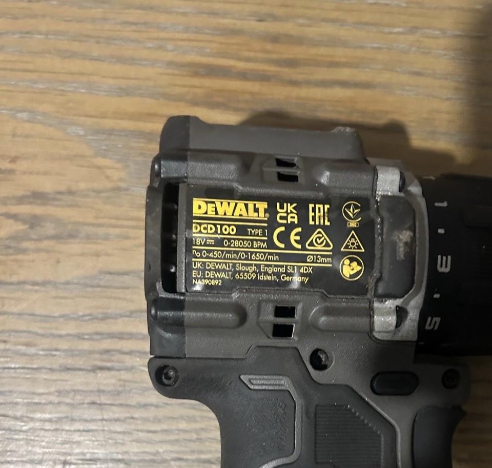 DeWalt DCD100 Drill + 2.0Ah Battery eBay