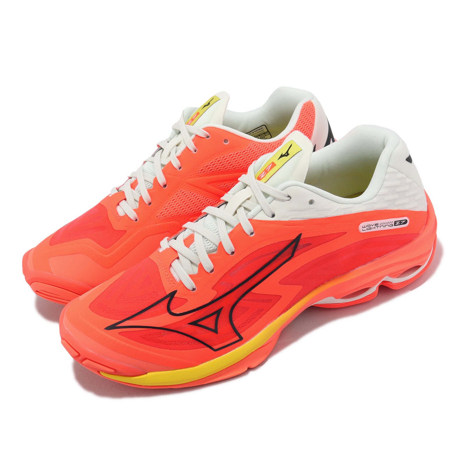 Mizuno Wave Lightning Z7 White Red Men Volleyball Sports Shoes V1GA220002 eBay