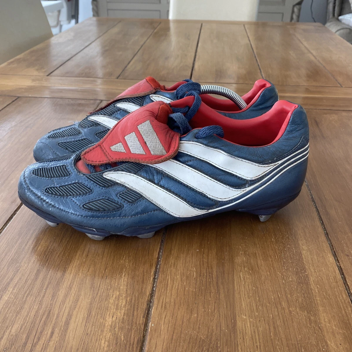 Adidas Predator Precision size 10 Uk football boots SG Metal Blades