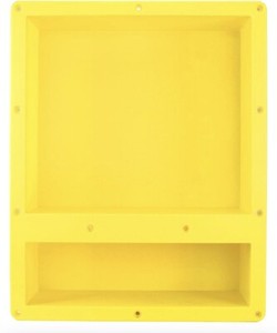 Recessed Shower Niche “ Yellow 16"x20"x4" Organizer Storage For Shampoo And Toil
