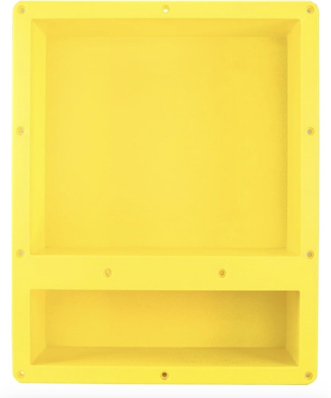 Recessed Shower Niche “ Yellow 16"x20"x4" Organizer Storage For Shampoo And Toil