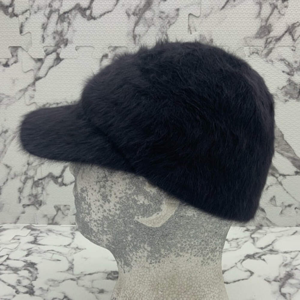 Men's Kangol Black Real Fur Furgora Stretch Space Cap NWT & | eBay