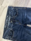 WOMENS EXPRESS JEANS DARK BLUE BOOT CUT JEANS SIZE 2R — photo 5