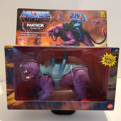 Panthor Savage Cat: Masters of the Universe 10 In. Figure. 2020 Mattel.