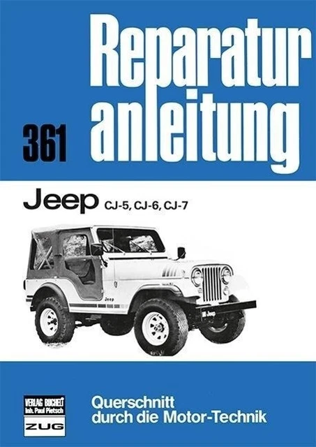 Jeep Automobilia-Reparaturanleitung auf Deutsch