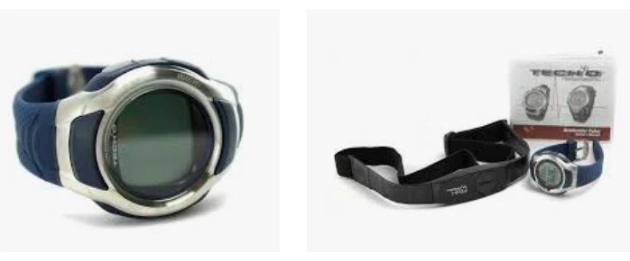 Tech4O Pulse Mens Running Watch Speed Distance Heart Rate HRM + Chest Strap NEW - Image 2 of 4