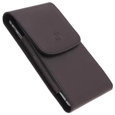 Leather Case Belt Clip Holster Cover Pouch Vertical Carry for SmartPhones