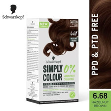 Schwarzkopf Simply Colour Permanent Hair Color 6.68 Hazelnut Brown 142.5ml