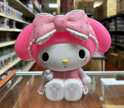 SANRIO Super Cute MY MELODY SLEEPOVER Figural Bank Bust Coin Bank Great Gift!