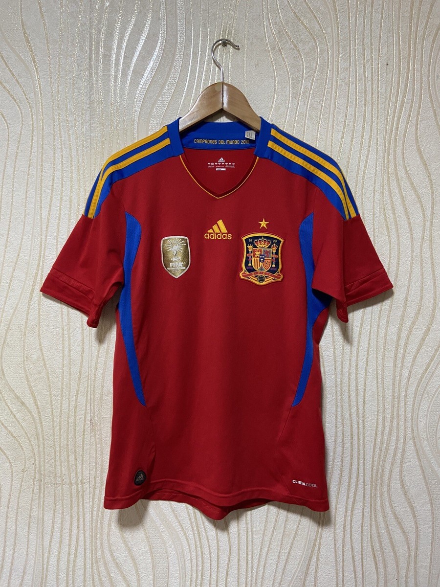 SPAIN 2011 2012 HOME FOOTBAL SHIRT SOCCER JERSEY ADIDAS V14921 sz