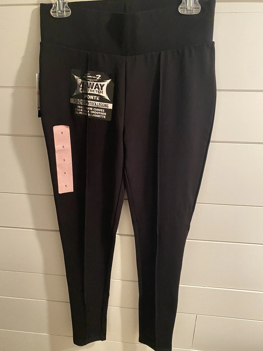 Seven7 4 way stretch clearance ponte pull on pintuck legging