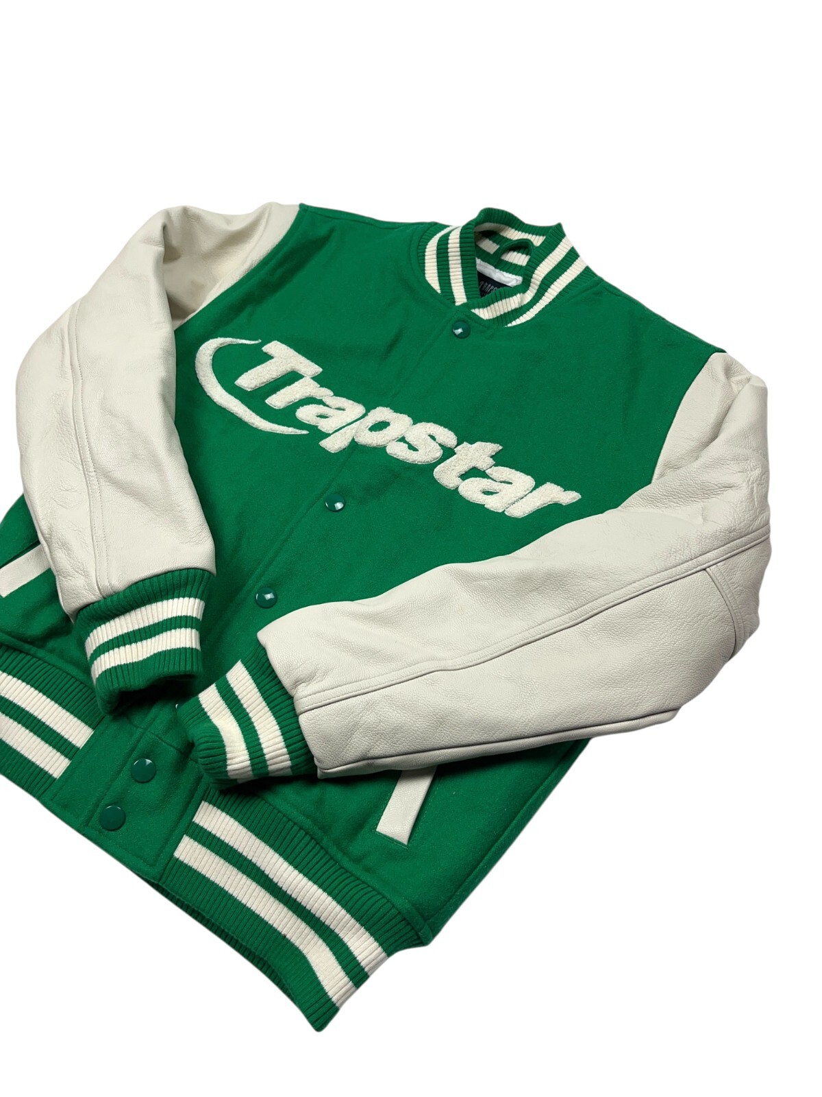 Trapstar Hyperdrive Chenille Varsity Jacket Puffe… - image 2