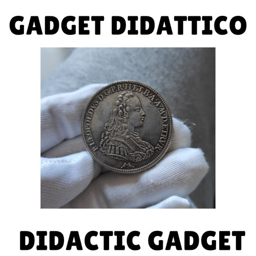 Tuscany 1 Francescone 1775 bust Pietro Leopold right crowned shield