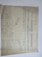 1904 Farmers' Exchange billhead invoice Romney, WV Flour, Feed, Hay, Ties 