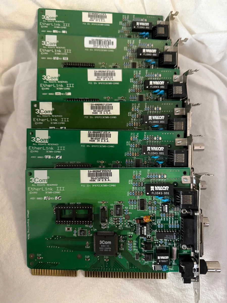 3Com 7920-02 Etherlink II Rev. A 7921-00 *Tested