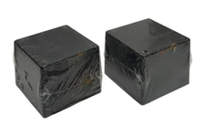 2 HAMMOND MANUFACTURING 1590VBK BLACK ALUMINUM ENCLOSURES DIE CAST NSMP