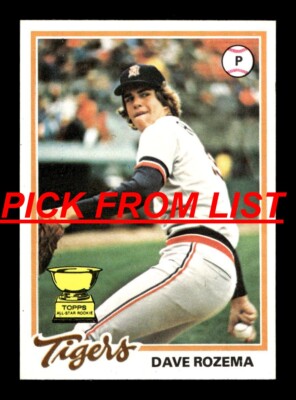 1978 Topps 2-252 EX-MT/NM Pick From List All PICTURED