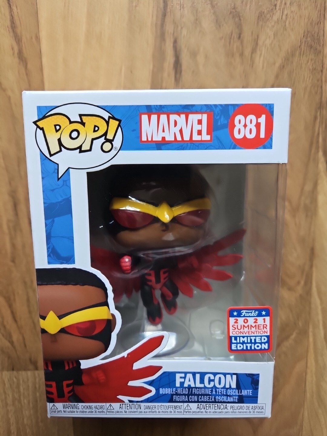 Thumbnail - Funko Pop Marvel: Falcon 881 (2021 Summer Convention, Limited Edition)