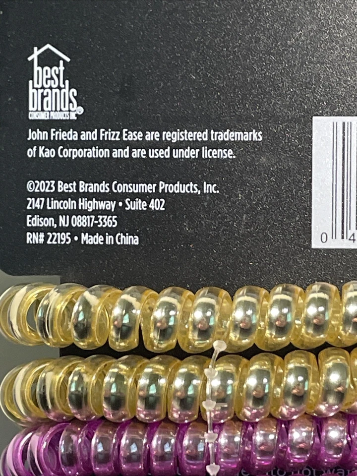 Corbatas para cabello John Frieda espiral enrolladas 8pk nuevas Foto 4 de 4