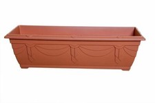 Window Sill Plant Pots Plastic Rectangle  Sets of 2 - 3 Sizes 3 colour options
