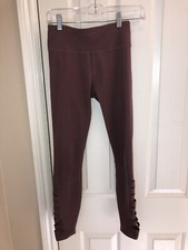 Abercrombie  Fitch Women's Leggings Terracotta Color Size XS Cutouts at leg