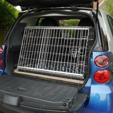 Pet World Smart Car Sloping Dog Crate - Training and Travel Cage for Pets