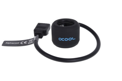 Alphacool Aurora HardTube LED Ring 16mm Deep Black - RGB