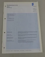 Teilekatalog / Ersatzteilliste Eberspächer Heizgerät D9W Stand 06/1997