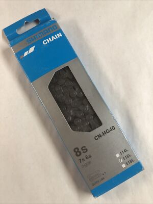 Shimano CN-HG40 6/7/8-Speed 116-Links Chain for MTB - Road Bike - NEW
